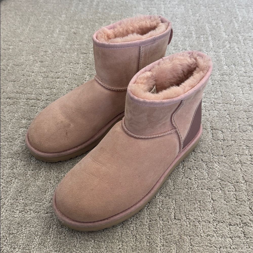 UGG Pink Ankle Boots